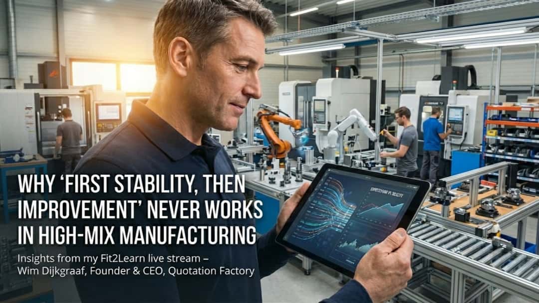 Why 'First Stability, Then Improvement' **Never** Works in High-Mix Manufacturing