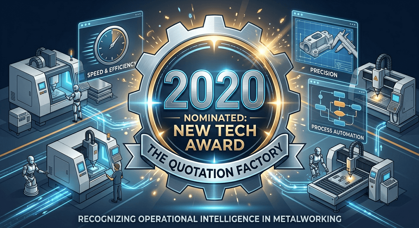 The Quotation Factory is nominated for the NEW TECH AWARD 2020