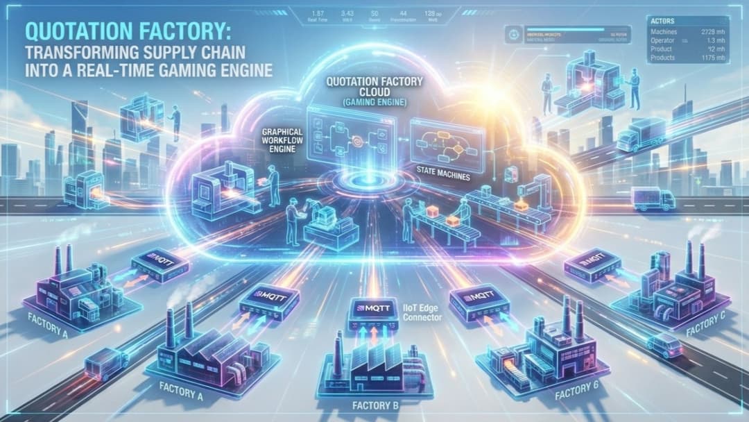 Your factory isn’t “just” a factory anymore. It’s a multiplayer world.