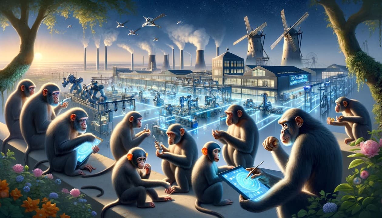 Manufacturing Evolution: Lessons from Our Primate Cousins